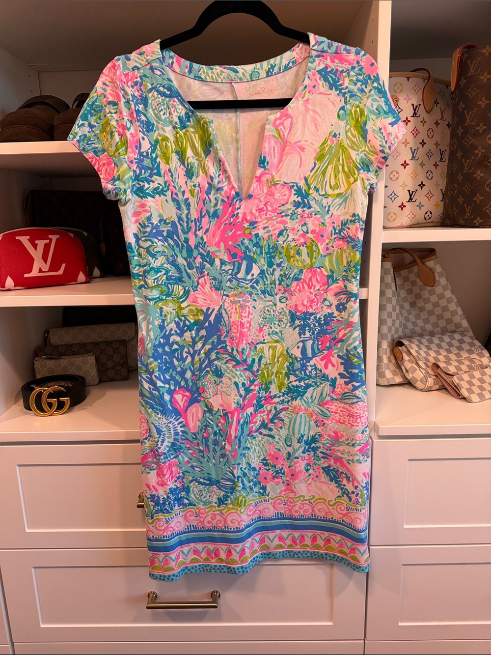 Lilly Pulitzer Sophiletta Fished My Wish Gorgeous! EUC